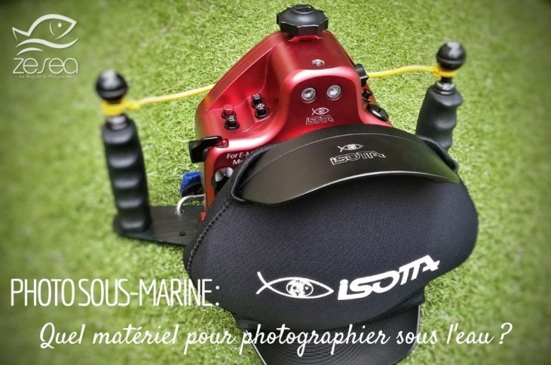 Le matériel de photo sous-marine