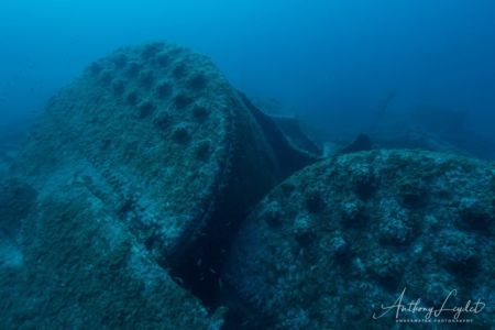 Chaudieres de l'épave du Liban