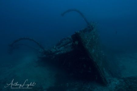 L'épave du Liban dans le Parc National des Calanques