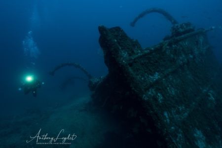 Proue et bossoirs du Liban à Marseille